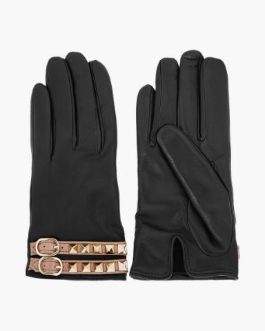 Picture of Fringed Leather Gloves