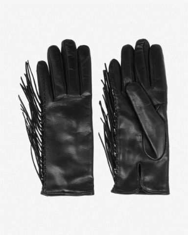Picture of Leather and Stretch-mesh Gloves