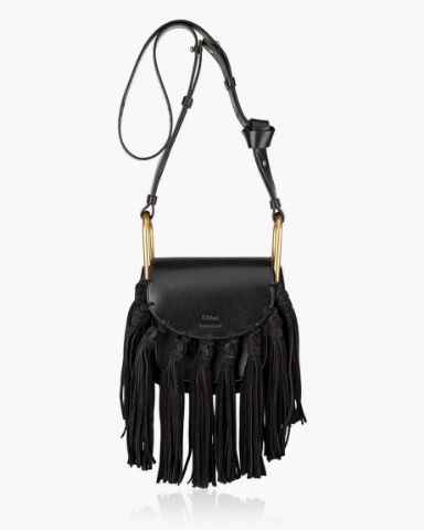 Picture of Suede and Leather Shoulder Bag